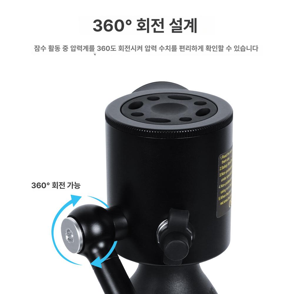 DIDEEP 0.5L 신형 스노클링 마스크 프리다이빙 스노쿨링 풀페이스 sku 1-블랙 - 상세 이미지 4