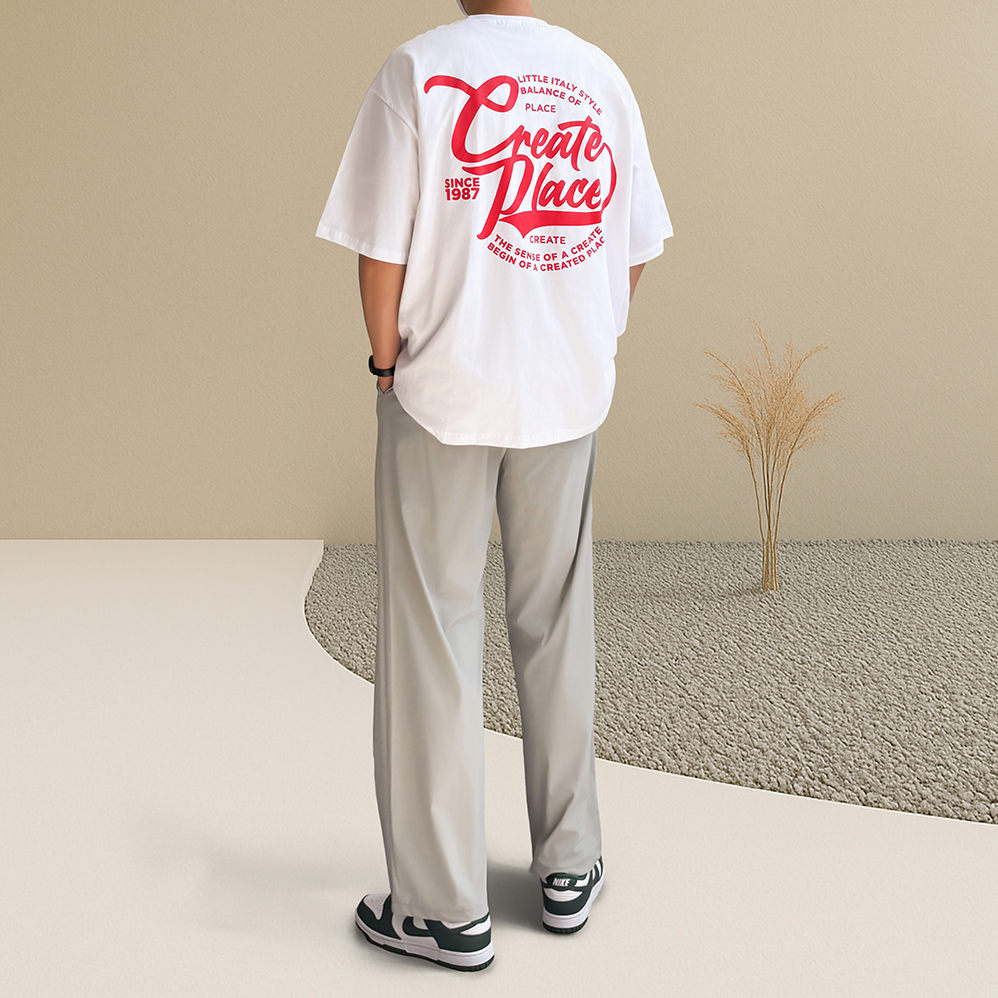 20수반팔티 남자빅사이즈반팔티 크로스핏티셔츠 - 상세 이미지 5