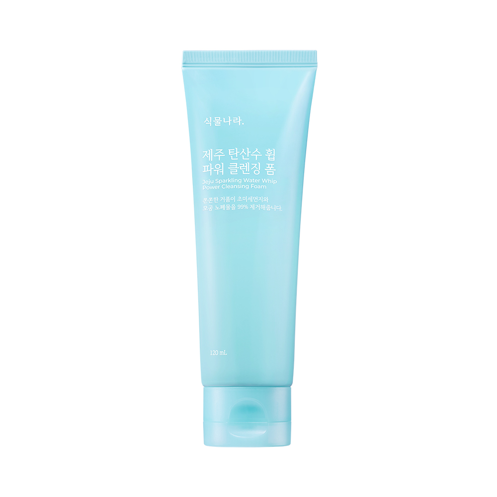 식물나라 제주 탄산수 휩 파워 클렌징 폼 120ml, 1개 이미지 2