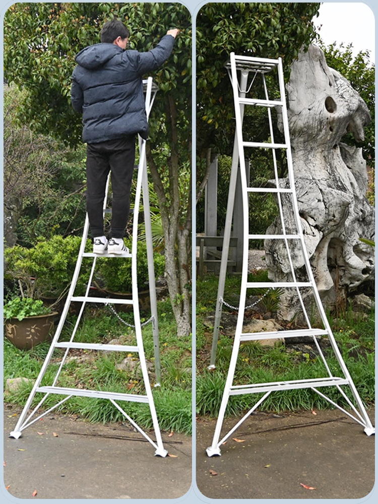 조경 사다리 과수원 작업대 과실 가지치기 9단 3.03m - 상품 이미지