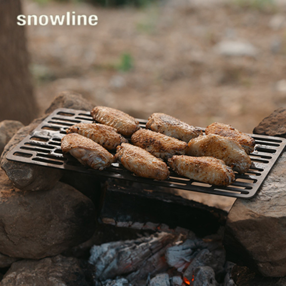스노우라인 백패킹그릴 티타늄미니그릴 석쇠 화로받침대