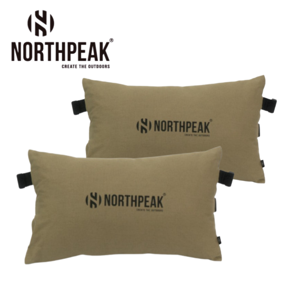 노스피크 베개 드리머 필로우 2개 세트 수납파우치 포함 올리브탄