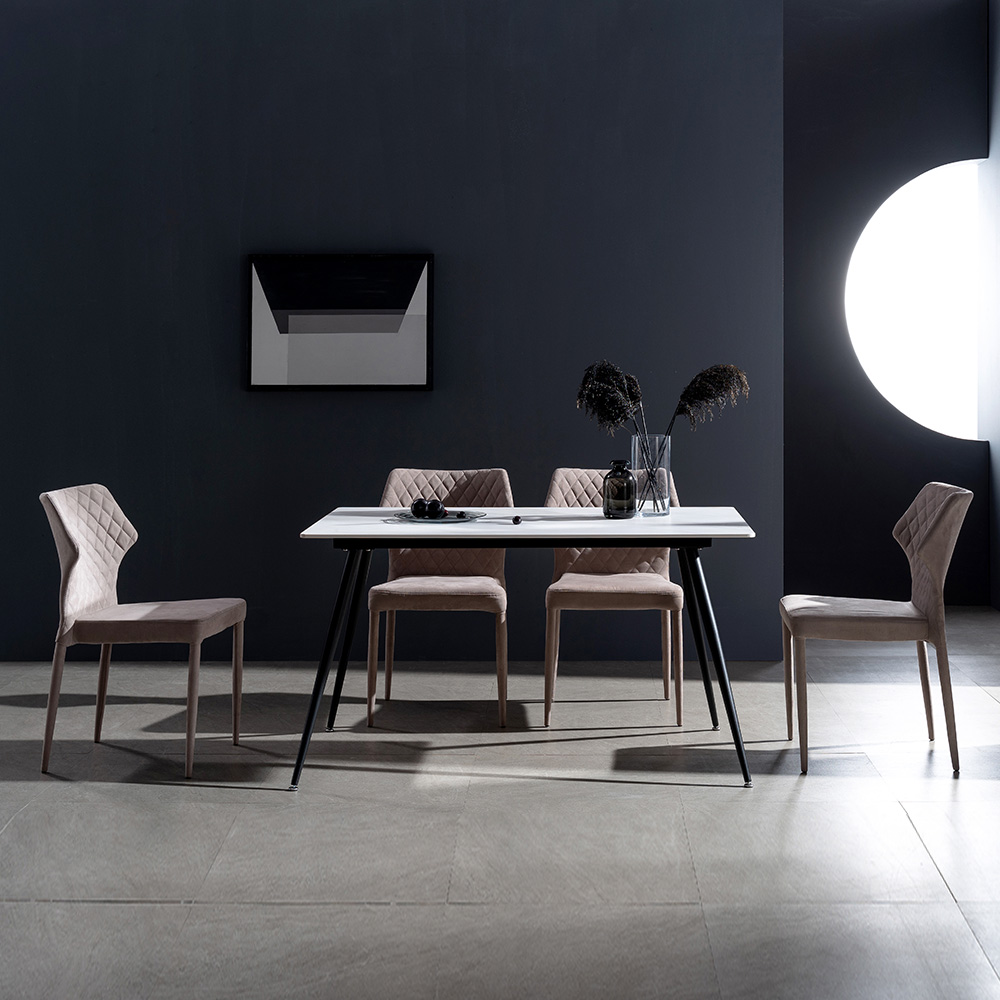 보루네오 볼차노 통세라믹 4인용 식탁세트 (의자4개 포함)