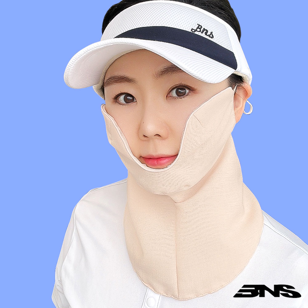 밥앤스미스 자외선차단 골프 마스크 쿨 목 볼 기미 롱넥 얼굴 햇빛가리개 제품 이미지