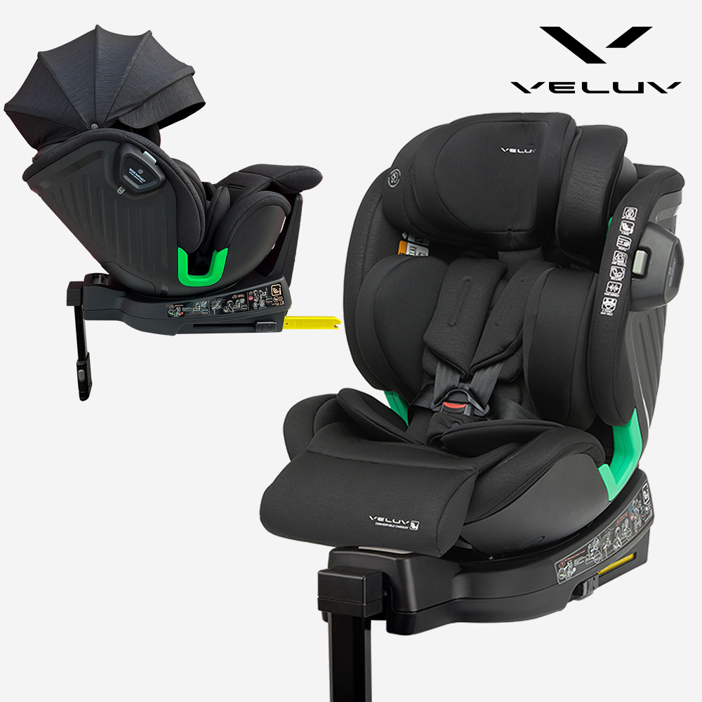 벨럽 V90 아이사이즈 360 회전형 유아 카시트 (ISOFIX) 퀀텀블랙
