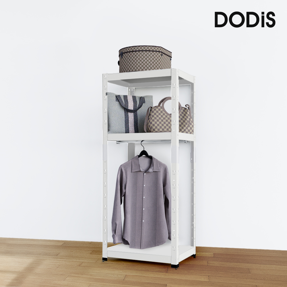 스마일 시스템행거 디자인 행거 올인원 반조립 모듈 옷장 고정식 드레스룸 6005001500