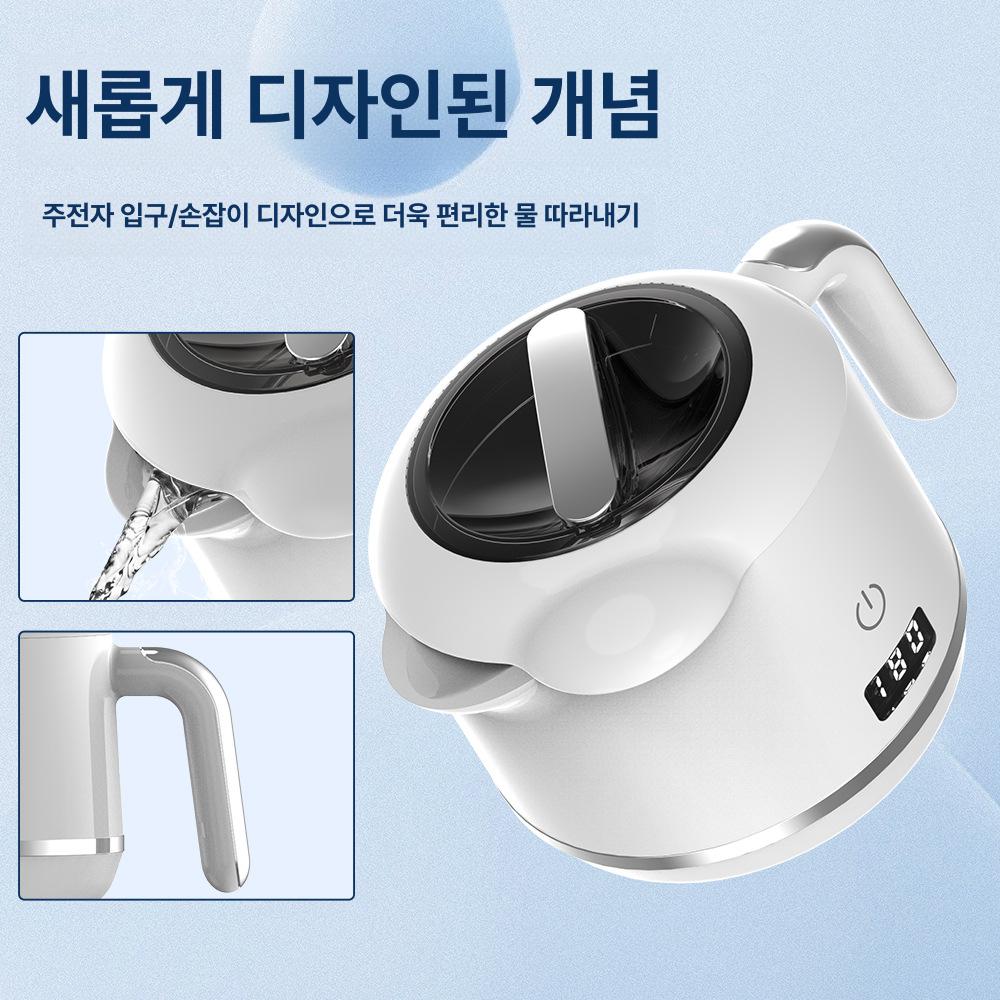 초음파 틀니세척기 UV 자외선 소독기 주얼리 치아 청소기 가정용 살균기 화이트 세척기 - 상세 이미지 3