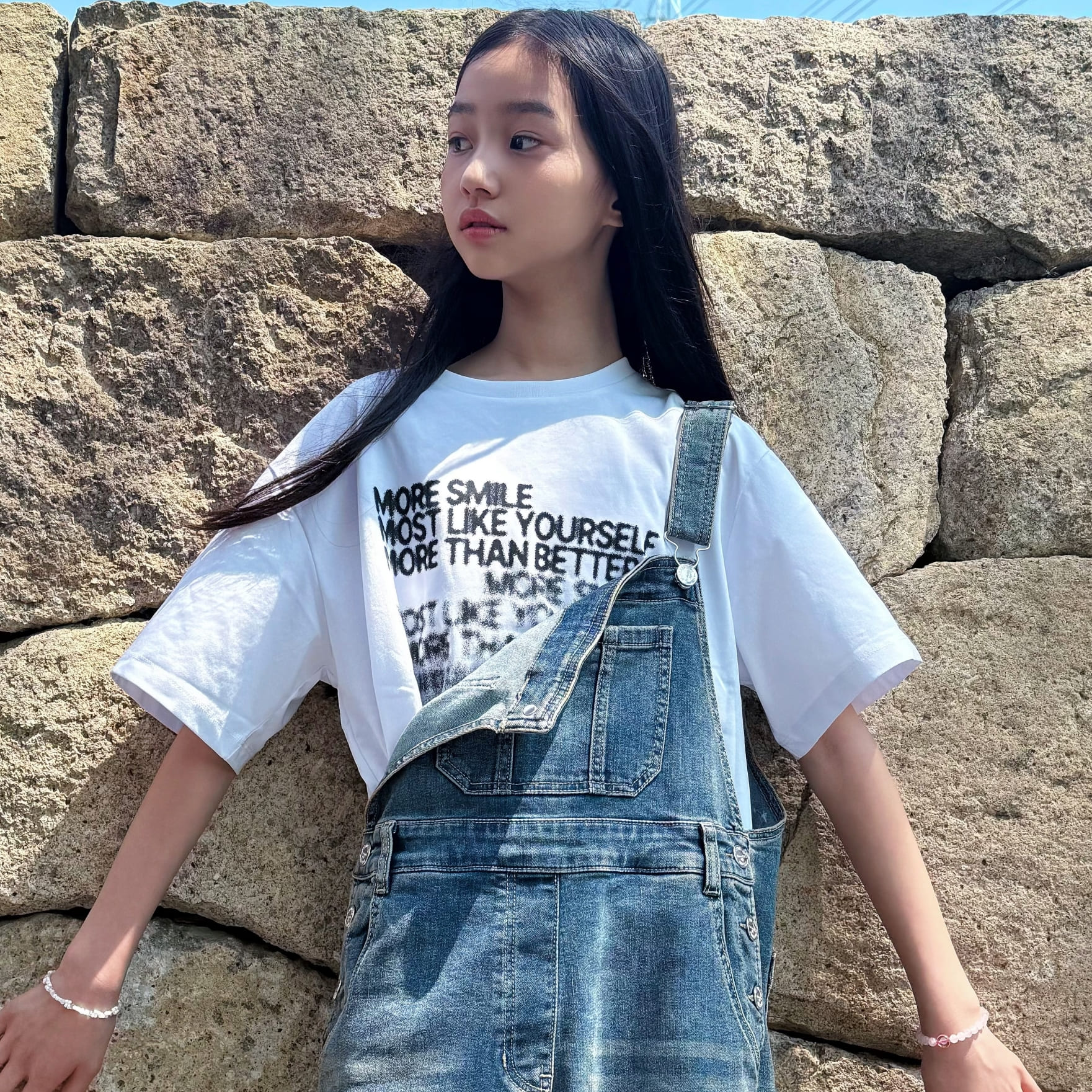 더데이걸 블러 레터링 박시티 TGRA25505 - 상세 이미지 2