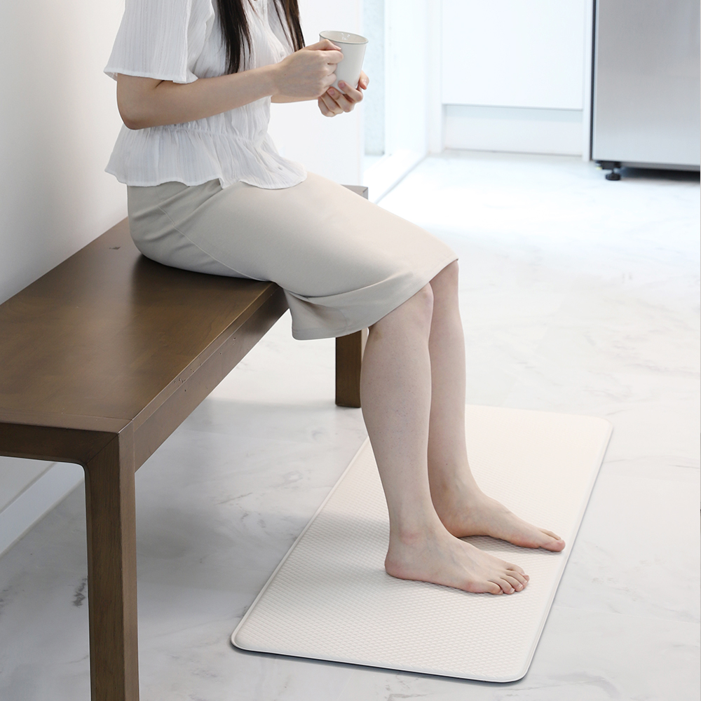 대형 주방 매트 PVC 양면 논슬립 발매트 욕실 현관 베란다 120x44cm