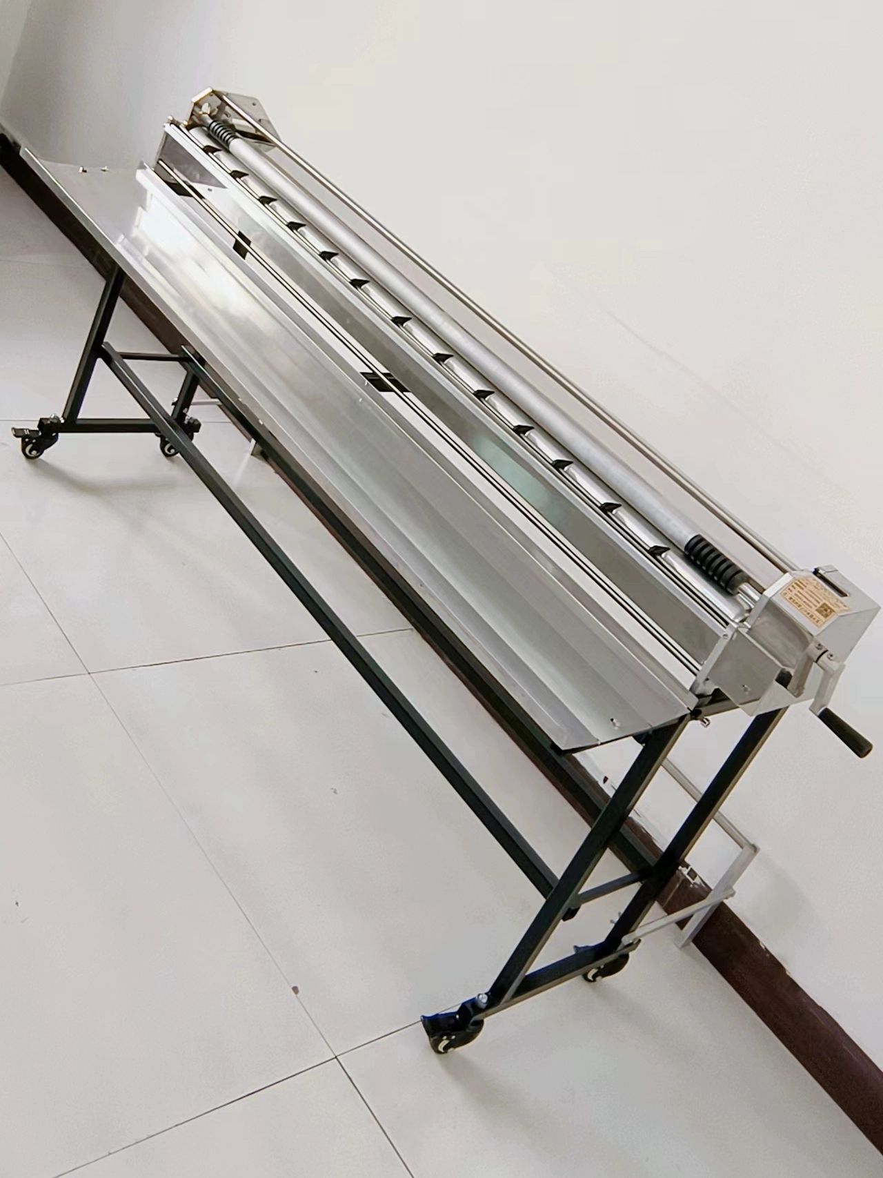 도배풀기계 롤러 접착제 1미터 풀칠기 벽지 시공 전 스테인리스 70cm - 상품 이미지