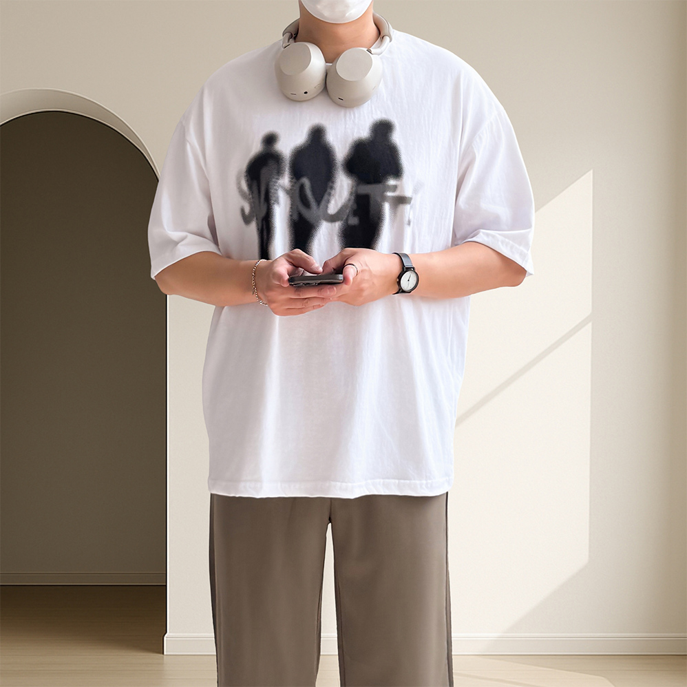 20수반팔티 남자빅사이즈반팔티 쿨링티 - 상품 이미지