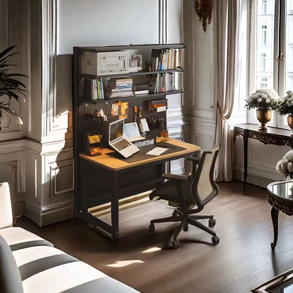 다층 강철 수납 다층선반 수납선반 철제선반 벽선반 다용도선반 시스템선반 3단선반 블랙 3층 75x35x190cm - 상세 이미지 2