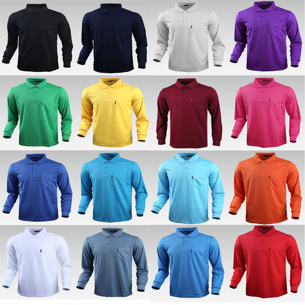 남성 베이직 티셔츠 남자 단체복 유니폼 기능성 긴팔티 - 상품 이미지