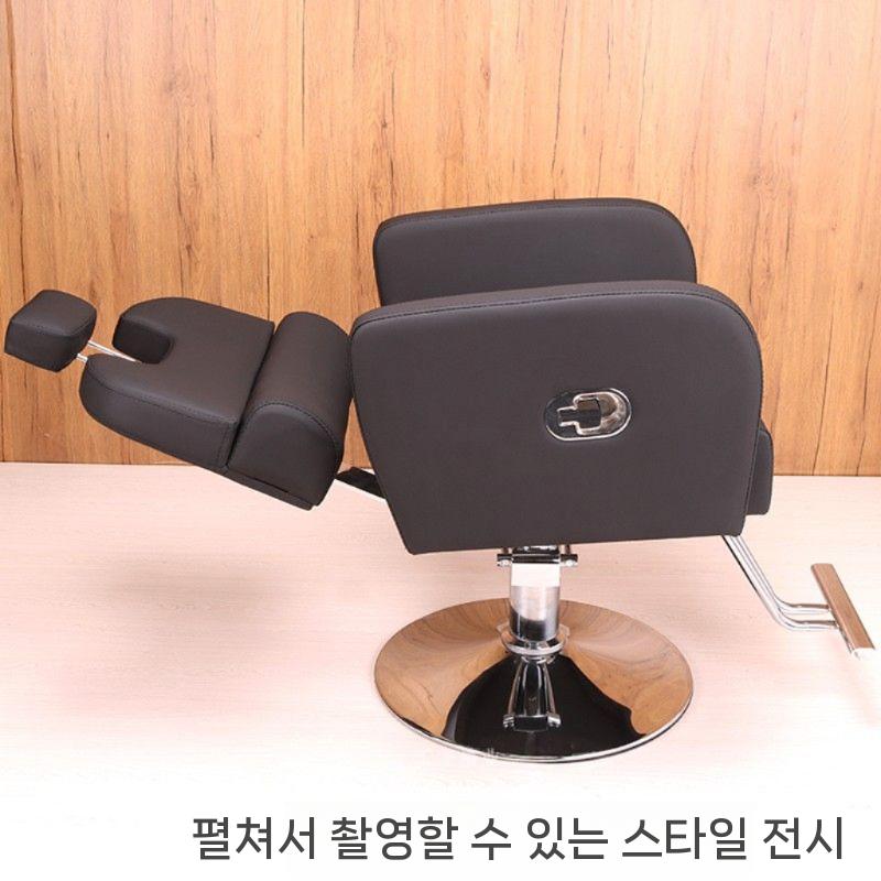 럭셔리 의자 미용실 프리미엄 네일샵 이발의자 바버샵 - 상세 이미지 4