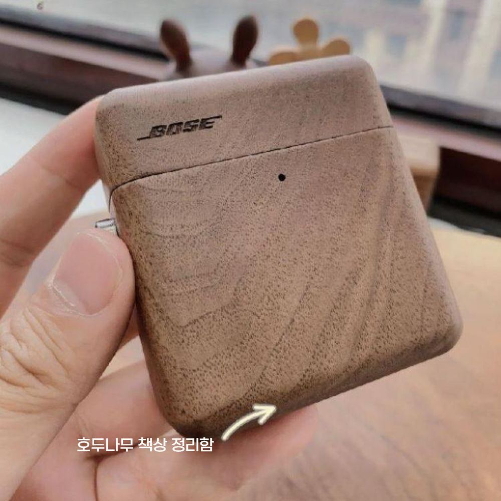 보스 QC 울트라 이어버드 2세대 원목 케이스  스트랩 우드 커버 - 상세 이미지 2