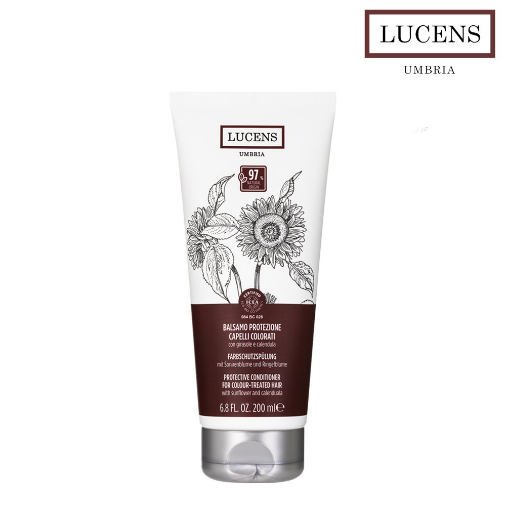 이태리 루센스 염색 모발용 컨디셔너 200ml 컬러 프러텍션 쳔연 유기농 비건 헤어팩 - 상품 이미지