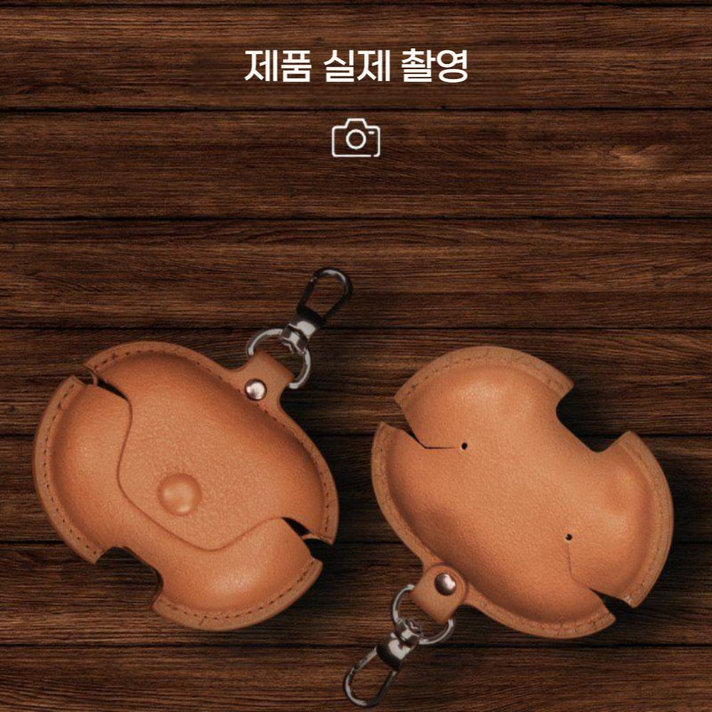 보스 QC 울트라 오픈 이어버드 케이스 똑딱이 잠금 가죽 커버 - 상세 이미지 5