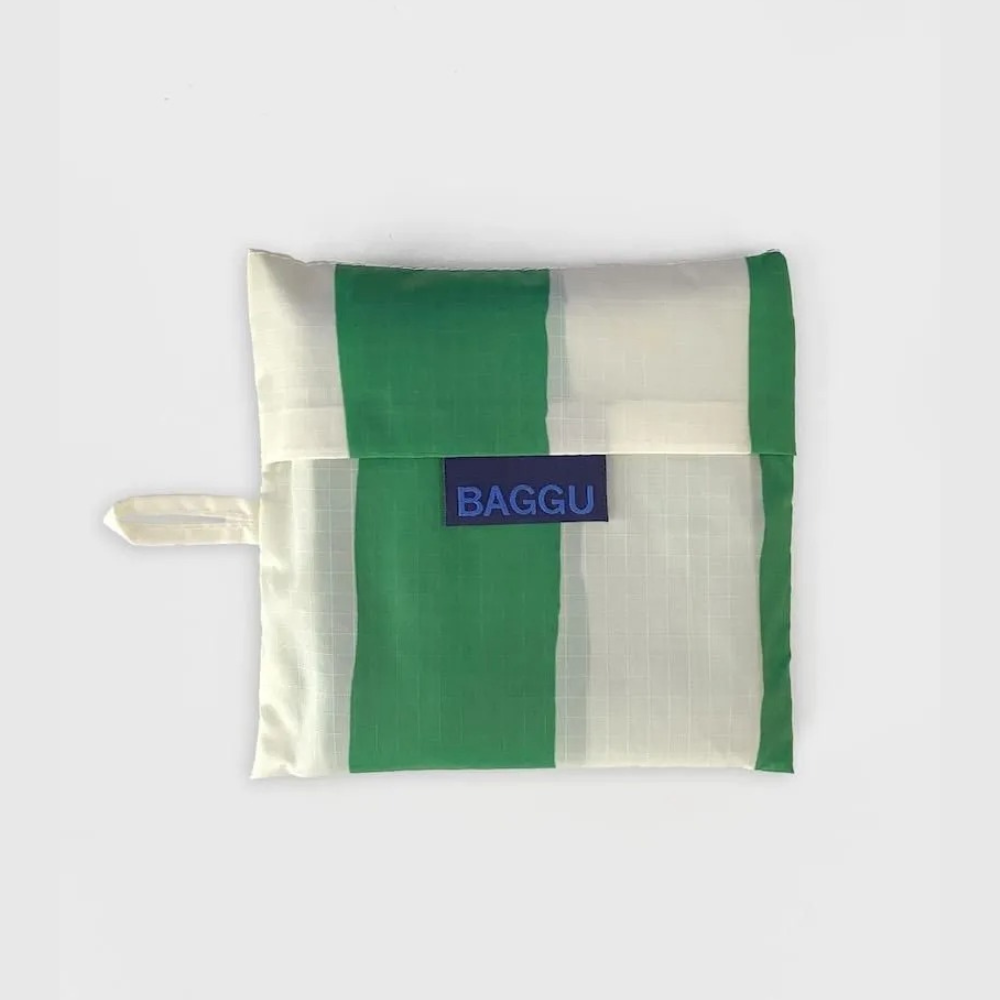 바쿠 숄더백 STANDARD BAGGU 그린 페인트 스트라이프 4582698813682 - 상세 이미지 3