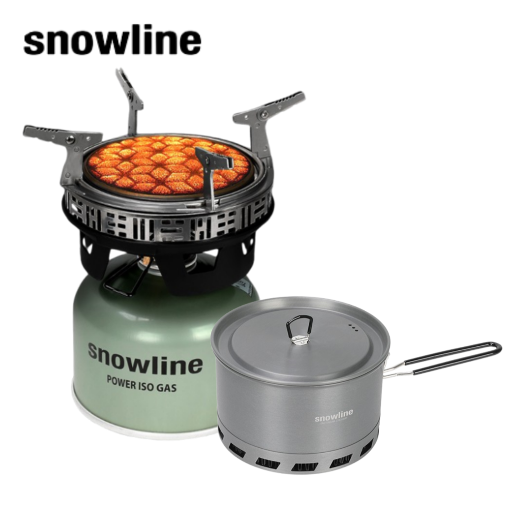 스노우라인 부스트 스토브 스노우라인 버너 아웃도어쿠커 2.1L 코펠세트 캠핑버너