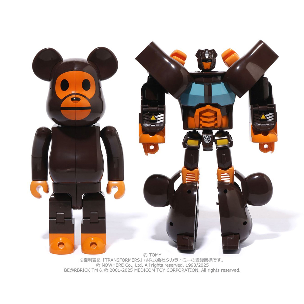 베이프 베어브릭 TRANSFORMERS X BEARBRICK ABC CAMO BABY MILO CONVOY 400% 2L23-185-901 - 상품 이미지