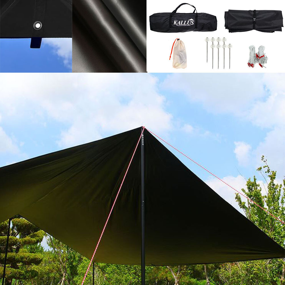 캠핑 옥스퍼드 타프 자외선차단 빛반사 블랙코팅 천막