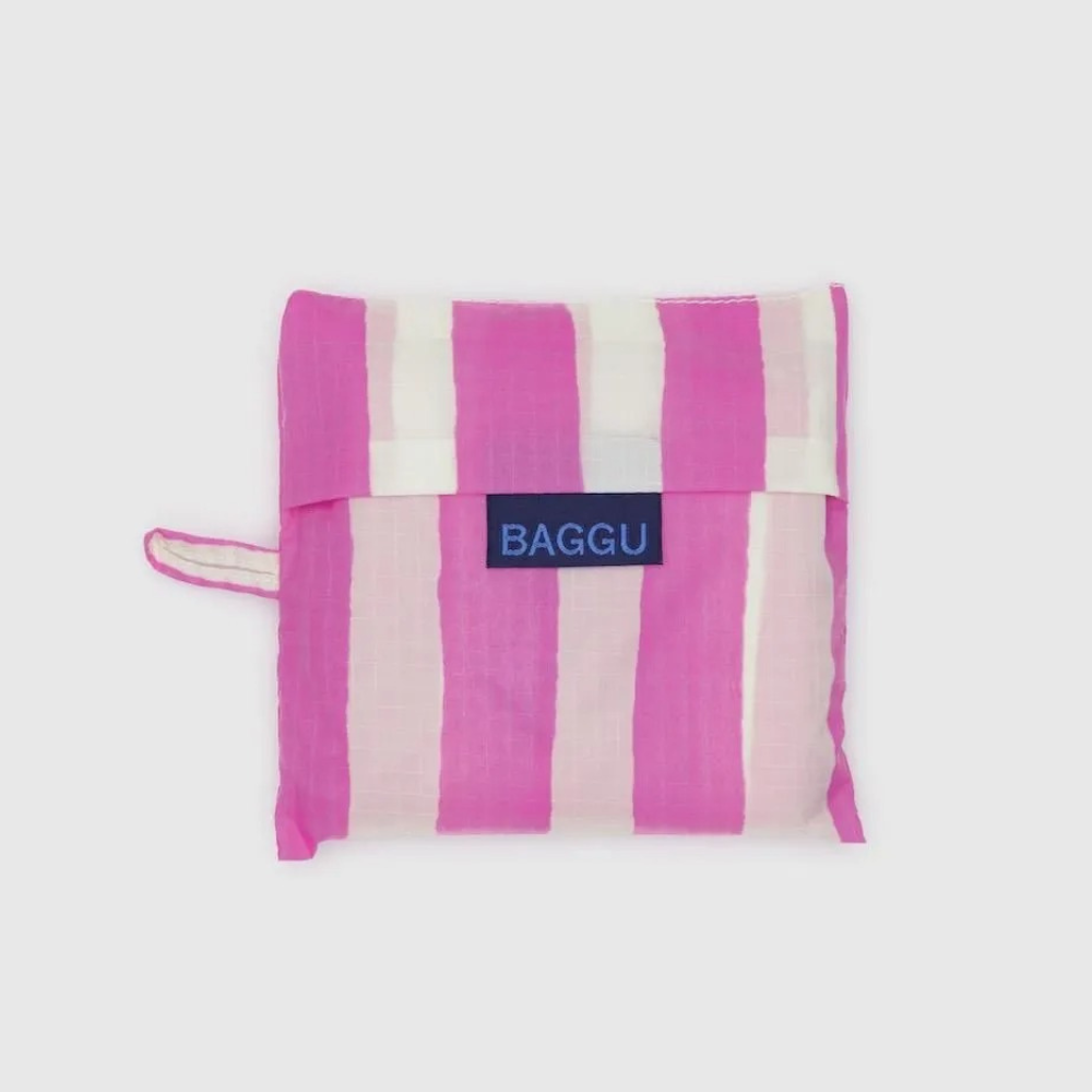 바쿠 숄더백 STANDARD BAGGU 핑크 페인트 스트라이프 4582698813835 - 상세 이미지 3