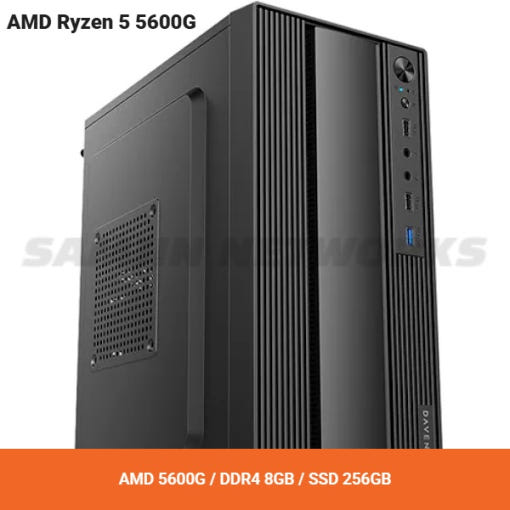 PCKOREA AMD 5600G 가성비 조립 컴퓨터 PC [AMD5600G/DDR4 8GB/SSD256GB]