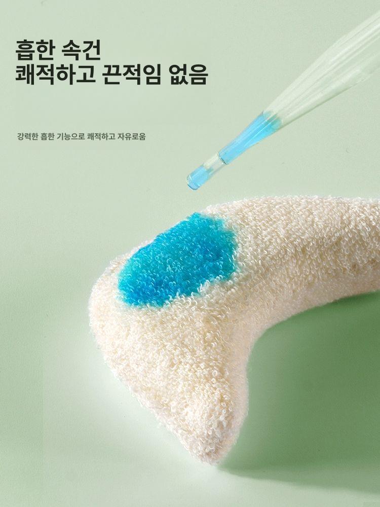 앞발 통증 완화 발가락 패드 신발 쿠션 보호 미끄럼 방지 앞꿈치패드 발뒤꿈치 베이지 2쌍 초소프트 스펀지 - 상세 이미지 5