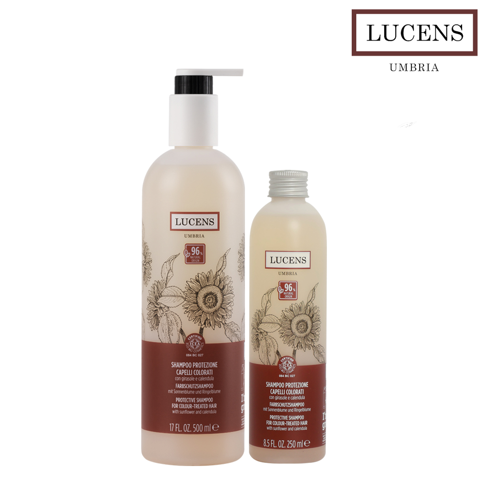 루센스 컬러 염색모발 보호 샴푸 500+250ml(gift) /이태리 천연 유기농 비건샴푸