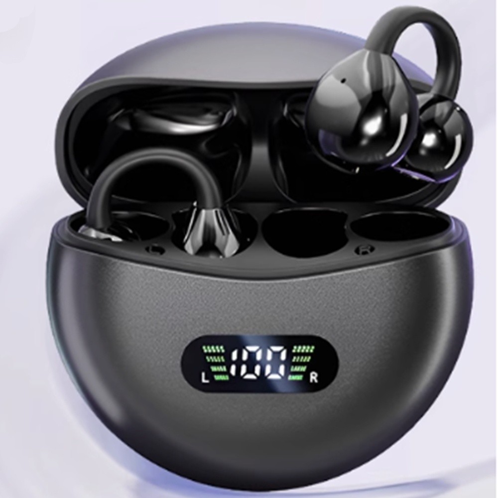 골전도 블루투스 무선 오픈형 이어폰 퍼플