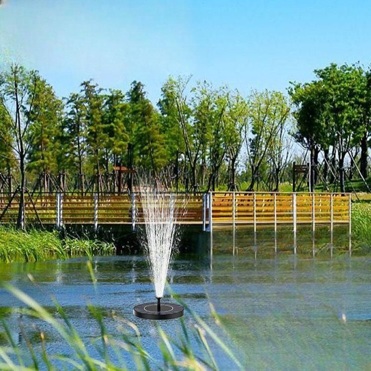태양광 무선 자동 분수펌프 연못 에어레이터 bying24 Solar-130mm 부유 분수 이미지 6