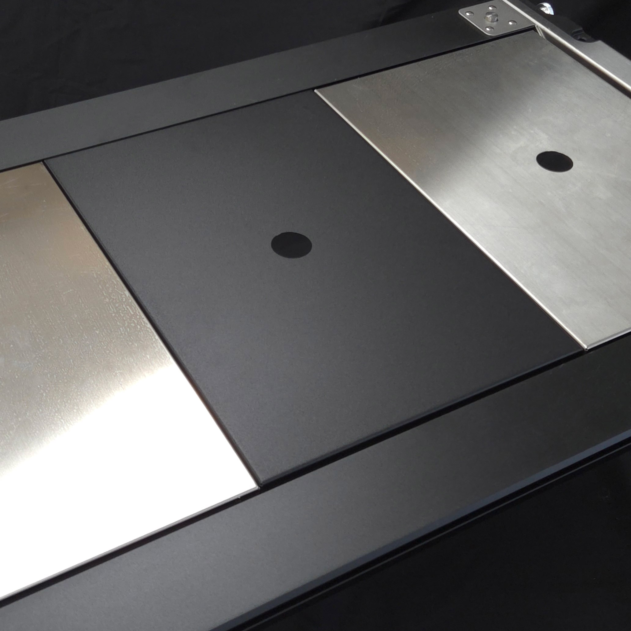 IGT 스탠 원유닛 블랙상판 1U 스노우피크 호환 트레이 덥개