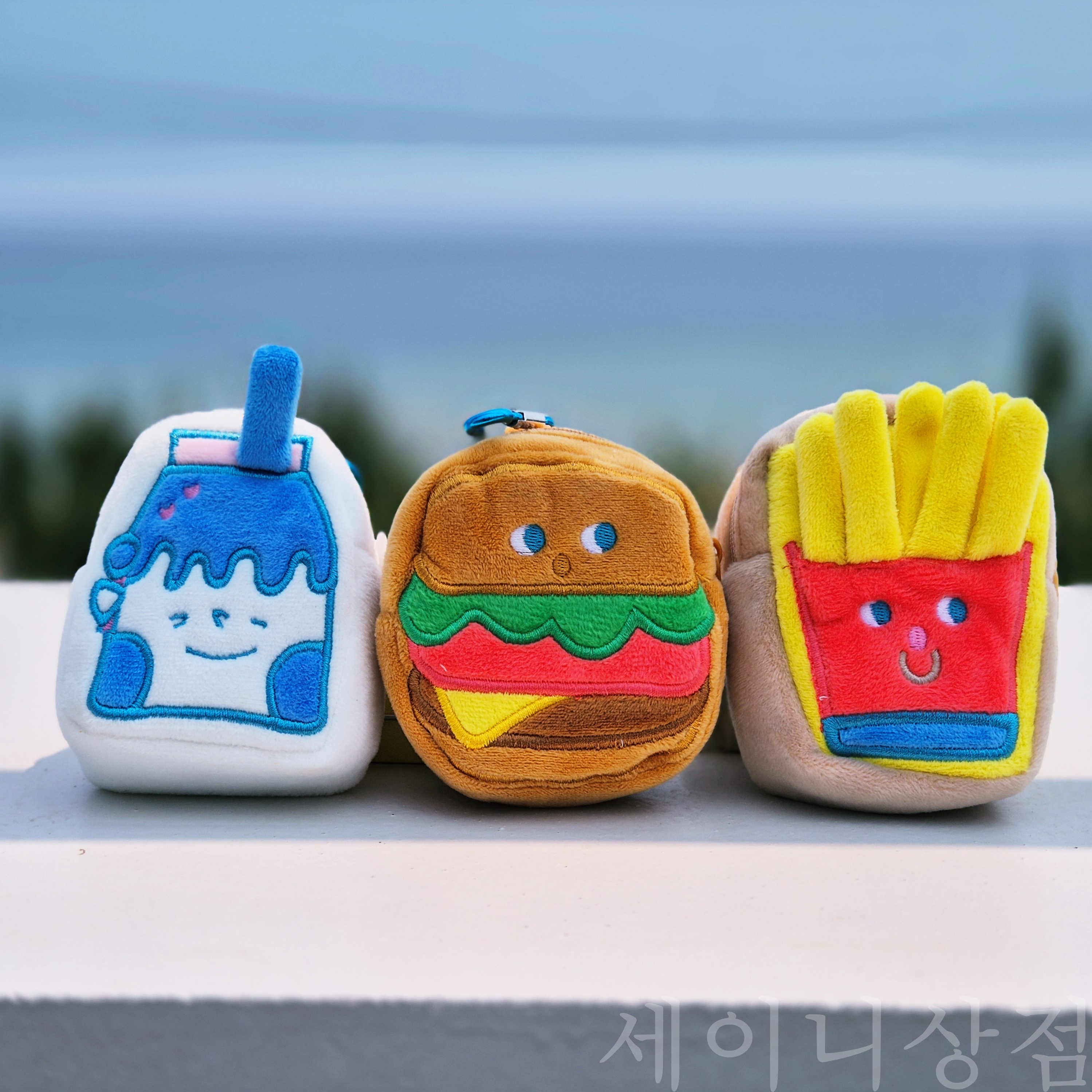 생리대파우치 카드 미니 지갑 화장품 인형 여행용 키링 파우치 : 세이니상점