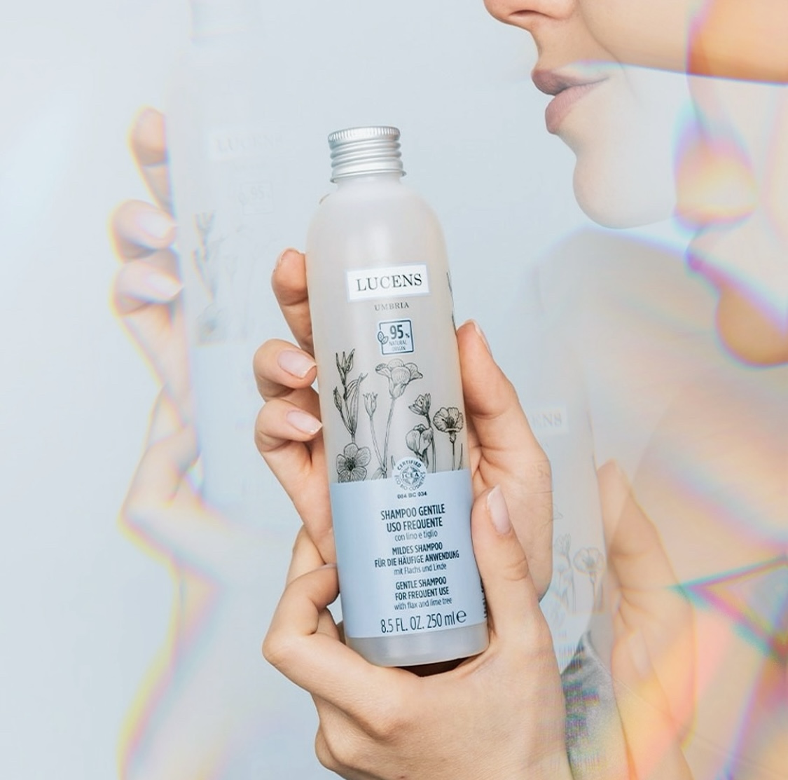 민감두피 샴푸250ml 이태리 루센스 젠틸레 데일리 천연유기농 비건샴푸 - 상세 이미지 3