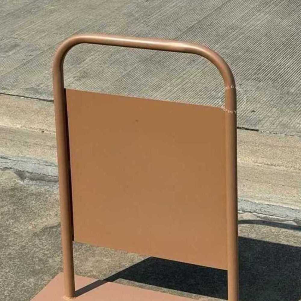 철제 입간판 소형 스텐드 입구 스틸 실외 메탈 배너 40x80cm 이미지 6