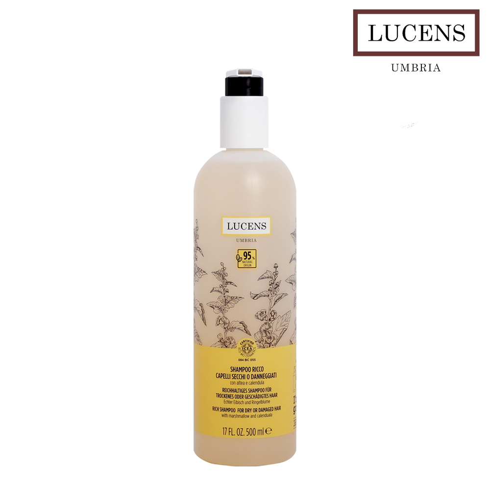 루센스 데미지리치 손상건조샴푸 500+250ml /이태리 천연 유기농 비건샴푸 - 상세 이미지 2