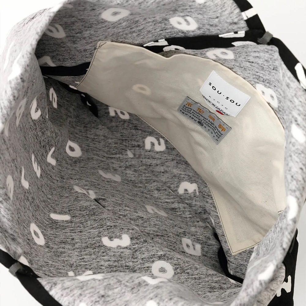 소우소우 숄더백 Origami Shoulder Bag SO-SU-U Black x White 에코백 6098150 이미지 6