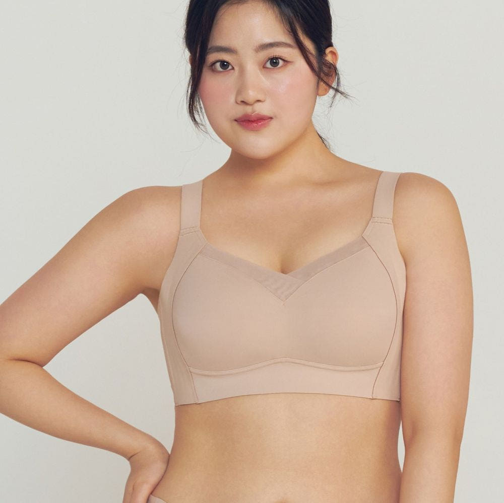 리아모르 처진 가슴작아보이는브라 큰컵 미니마이저 브라 작아지는 보정