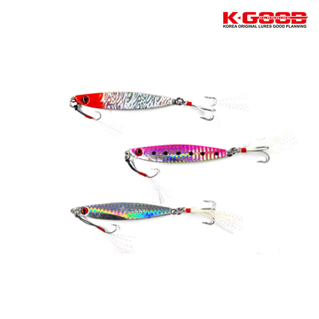 K-GOOD 사와라 지그 메탈지그 삼치 갈치 볼락 고등어 광어 방어 부시리 40g - 상세 이미지 3