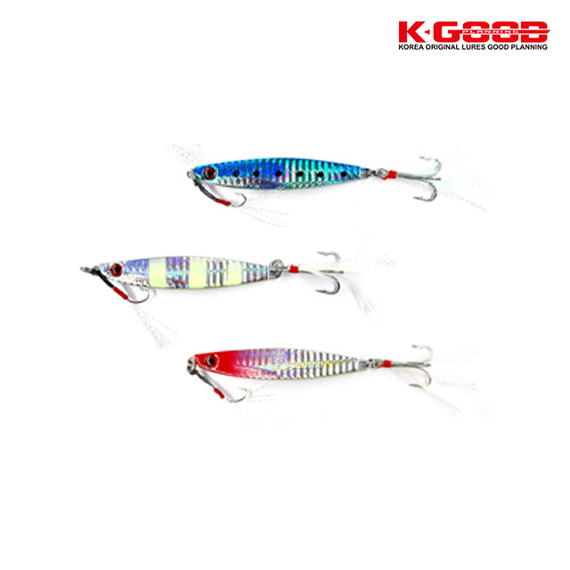 K-GOOD 사와라 지그 메탈지그 삼치 갈치 볼락 고등어 광어 방어 부시리 40g - 상세 이미지 4