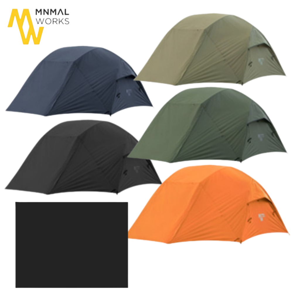 미니멀웍스 폼므 텐트 그라운드시트 포함 캠핑텐트 단색