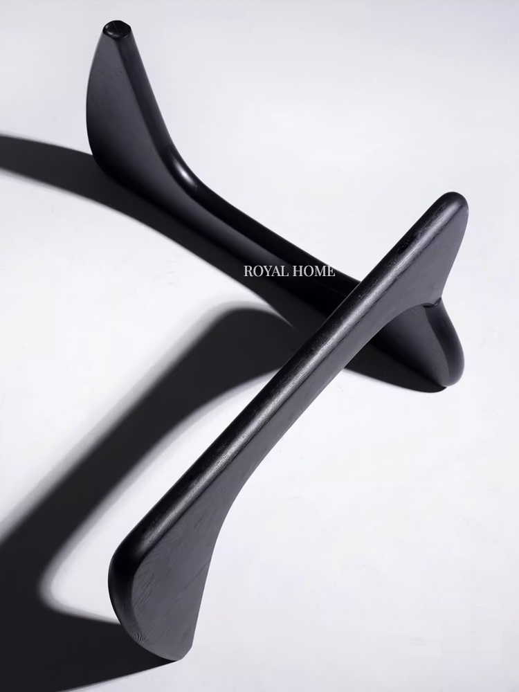 이사무 노구치 원목 우드 강화유리 커피테이블 거실 소파테이블 114cm 15mm - 상세 이미지 5
