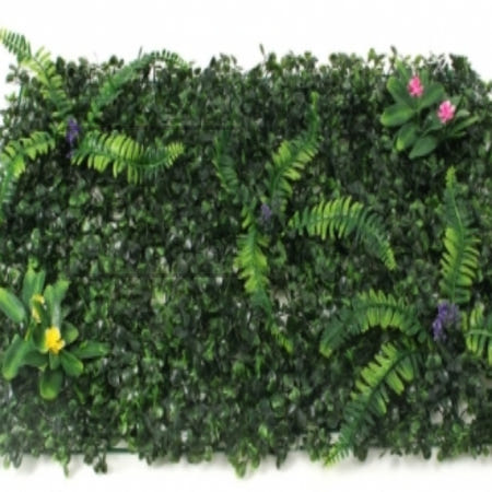 트렌디프레소협력사 데이슬롯 정원 인조잔디 벽장식 60x40cm 고사리풀밭 가든월패널 베란다조경패널 포토존조화