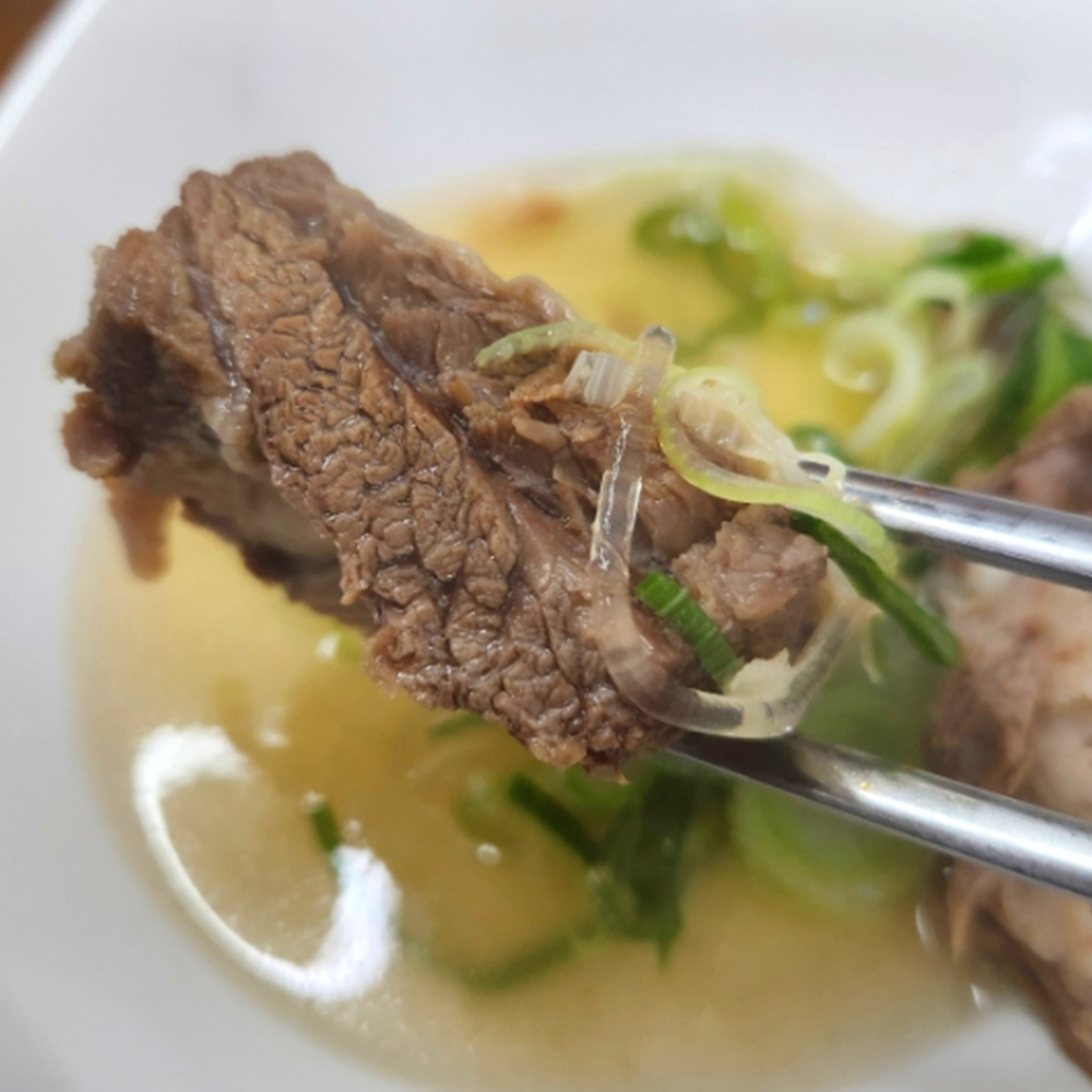 맑은 대파 인삼 보양갈비탕 600g / 대파 듬뿍 진한 사골육수 - 상세 이미지 4