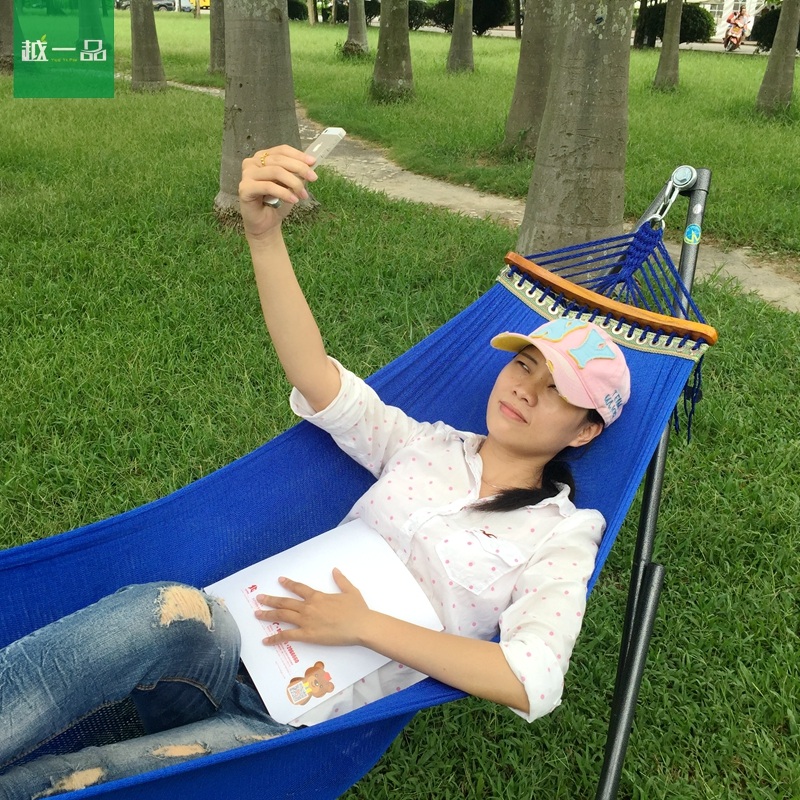 해먹 레저용 스탠드 펜던트 요람 흔들 메쉬 대형 - 상세 이미지 3