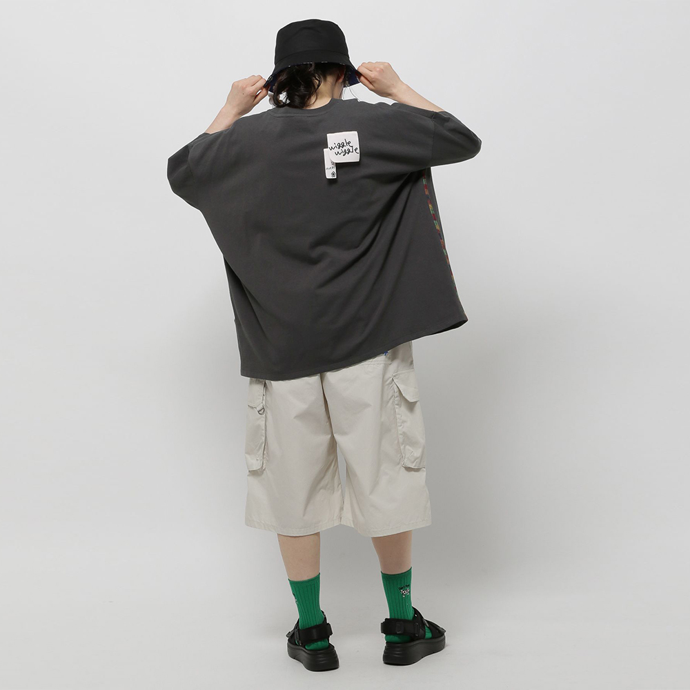 니코앤드 X 위글위글 바지 콜라보 샤카 팬츠 라이트그레이 카고 451726 - 상세 이미지 3