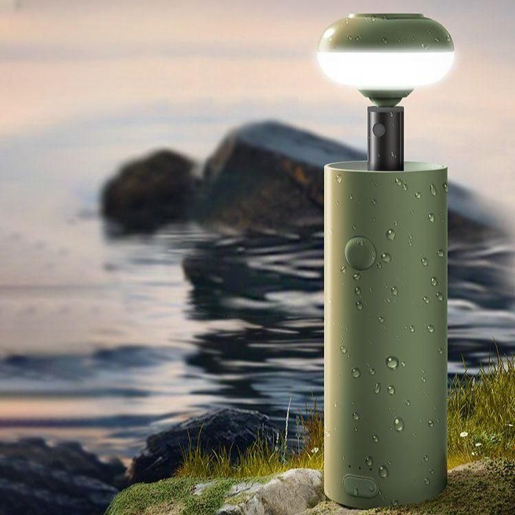휴대용 멀티캠핑라이트 텐트등 5000mAh 조명 bying24 군용 녹색 - 상세 이미지 2