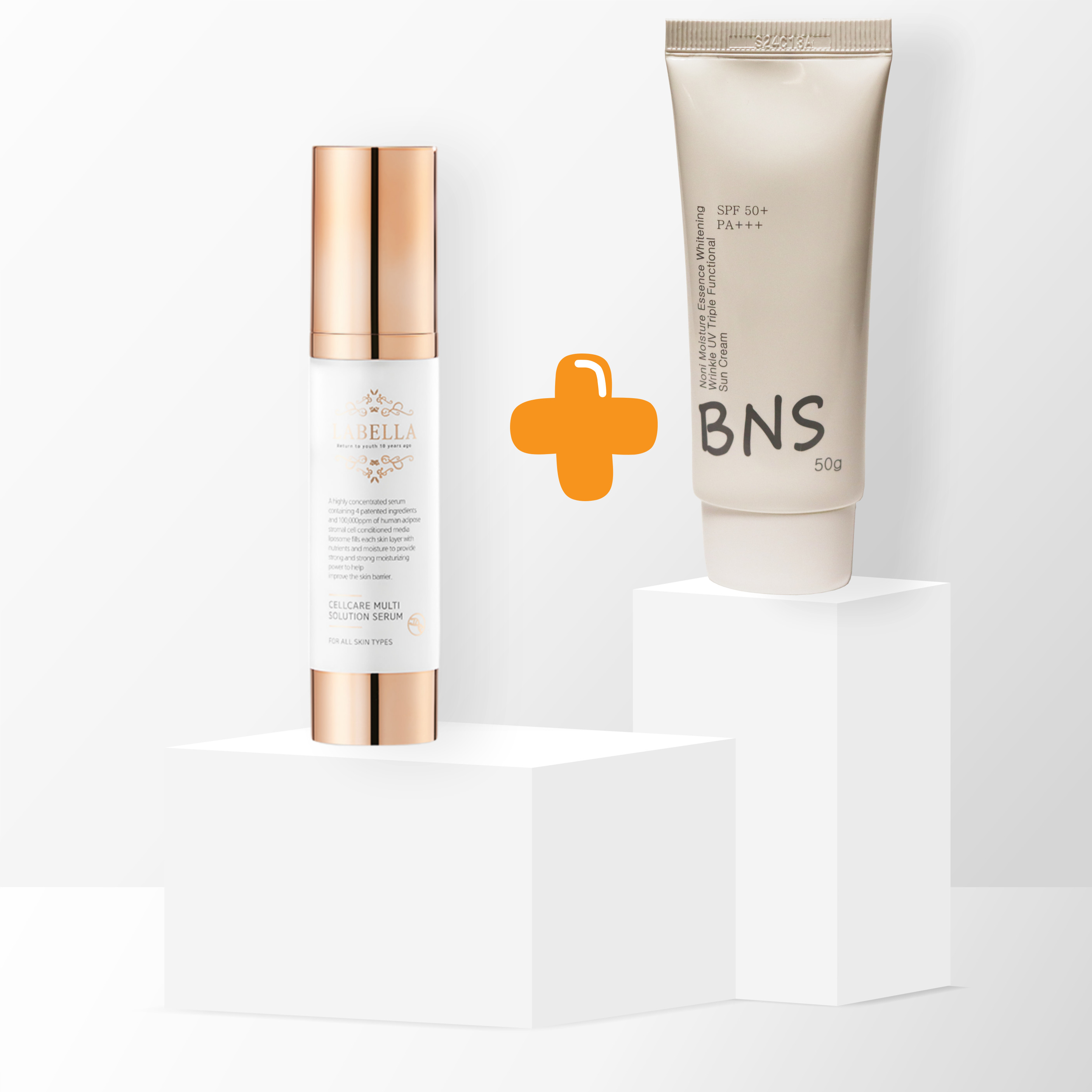라벨라 셀케어 멀티 솔루션 세럼 50ml + BNS 썬크림 - 상품 이미지