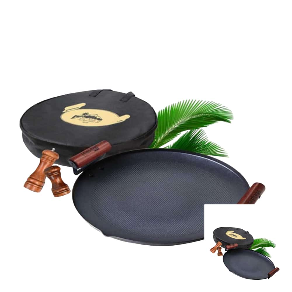솥 돼지 삼겹살 고기 주물 철판 뚜껑 불판 팬 구이 38cm : 하운마트