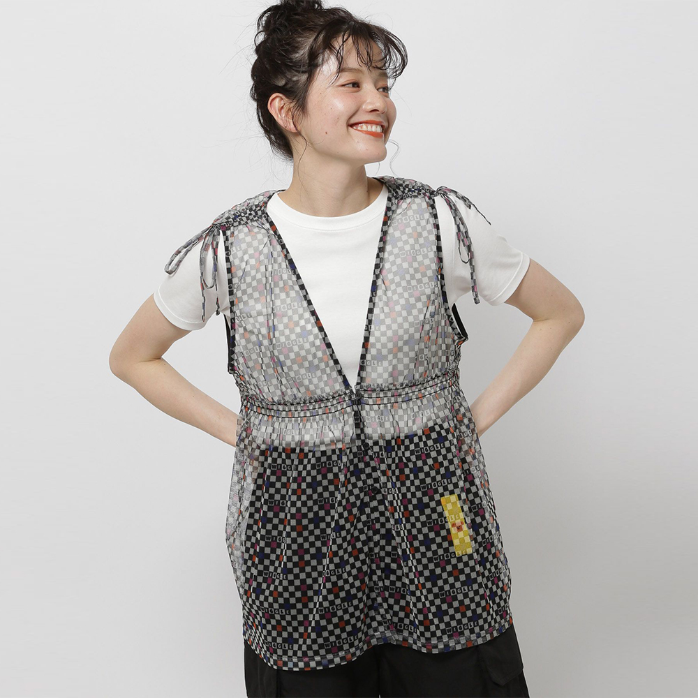 니코앤드 X 위글위글 조끼 콜라보 아소트 시어 베스트 블랙 451752